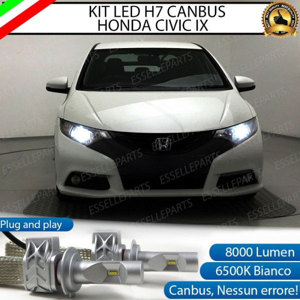 Kit Full LED H7 8000 LUMEN Anabbaglianti HONDA CIVIC IX