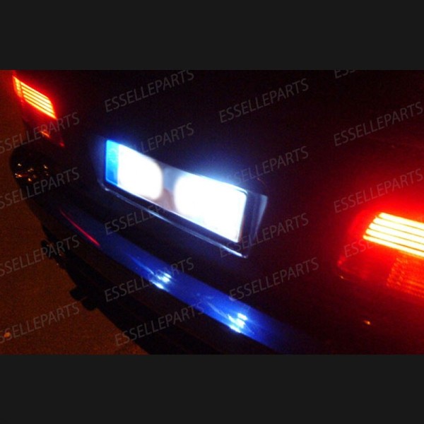 Coppia lampade siluro 6 LED Luci Targa Canbus 6000K Bmw Serie 5 E39 Dal 09-2000