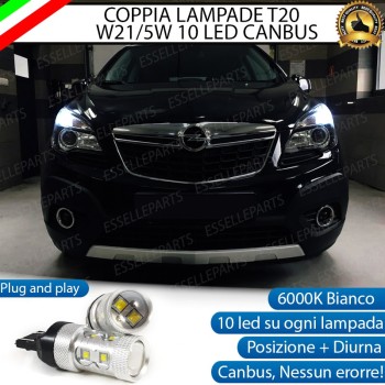 Luci di Posizione/Diurne 10 LED T20 OPEL MOKKA  Luci di Posizione/Diurne 10 LED T20 OPEL MOKKA