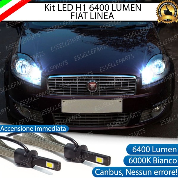 Kit Full LED H1 Abbaglianti 6400 LUMEN FIAT LINEA