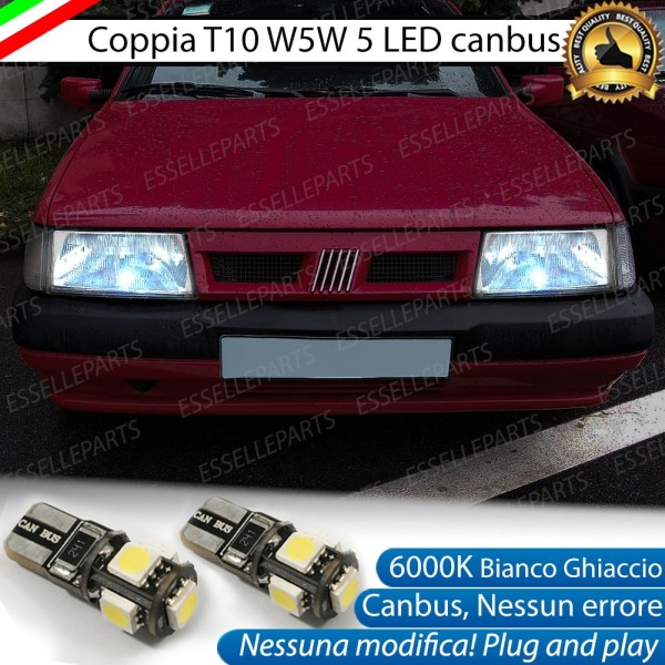 Luci posizione T10 W5W 5 LED Canbus FIAT TEMPRA
