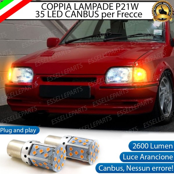 Coppia Frecce Anteriori P21W 35 LED Canbus FORD ESCORT IV