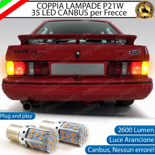 Coppia Frecce Posteriori P21W 35 LED Canbus FORD ESCORT IV
