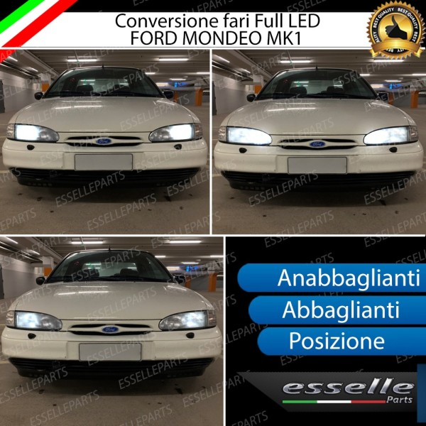 Conversione Fari Full LED per Ford Mondeo MK1 6000K Bianco Ghiaccio Canbus