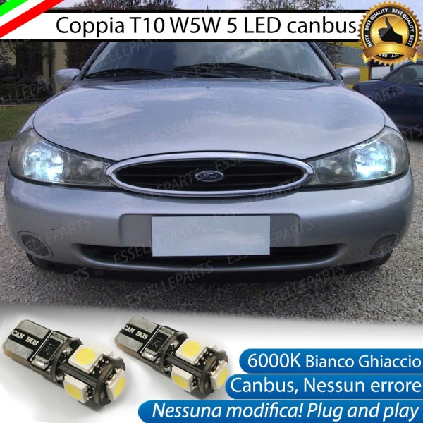 Luci posizione T10 W5W 5 LED Canbus FORD MONDEO I RESTYLING