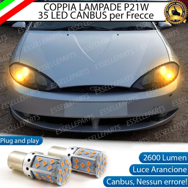 Coppia Frecce Anteriori P21W 35 LED Canbus FORD COUGAR