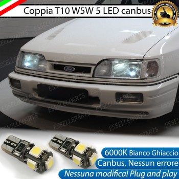 Luci posizione T10 W5W 5 LED Canbus FORD SIERRA II