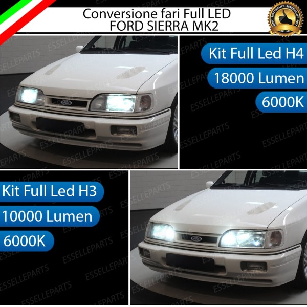 Conversione Fari Full LED FORD SIERRA II