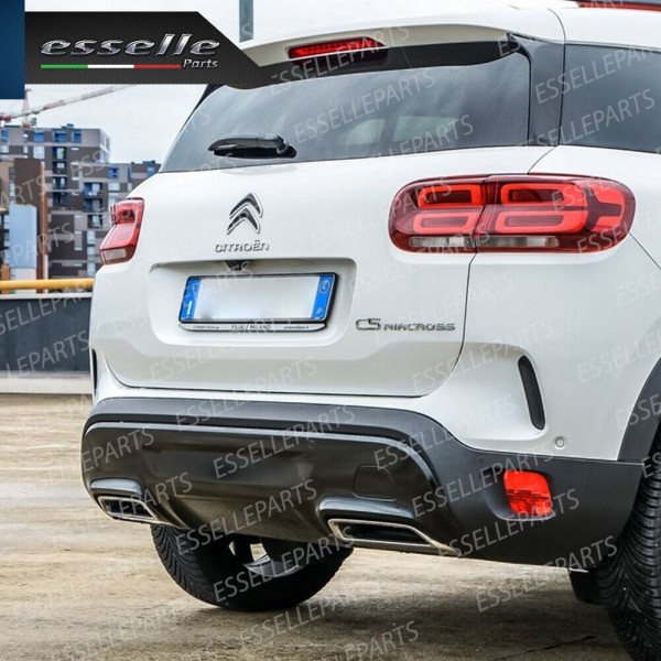 Terminale di scarico cromato finalino CITROEN C5 AIRCROSS