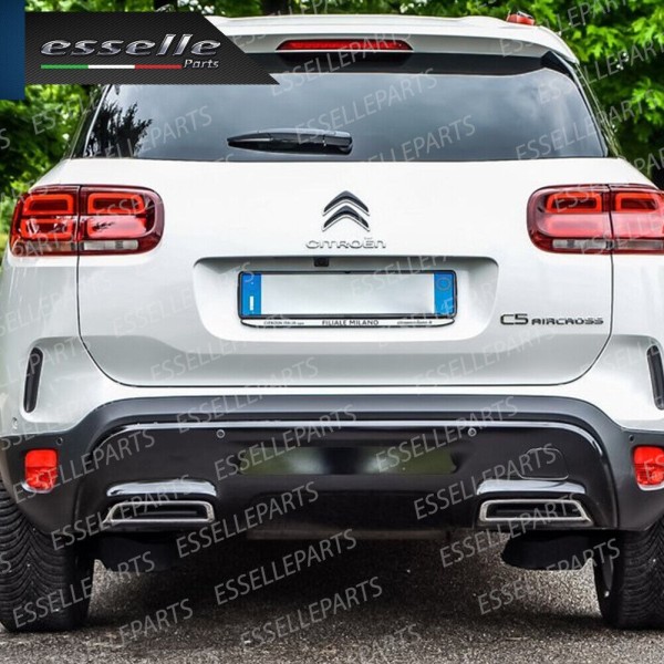 Terminale di scarico cromato finalino CITROEN C5 AIRCROSS
