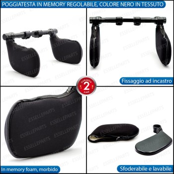 Poggiatesta da Viaggo Memory Foam in Tessuto Regolabile per bambini e adulti Poggiatesta da Viaggo Memory Foam in Tessuto Regolabile per bambini e adulti