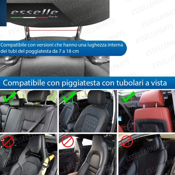 Poggiatesta da Viaggo Memory Foam in Tessuto Regolabile per bambini e adulti