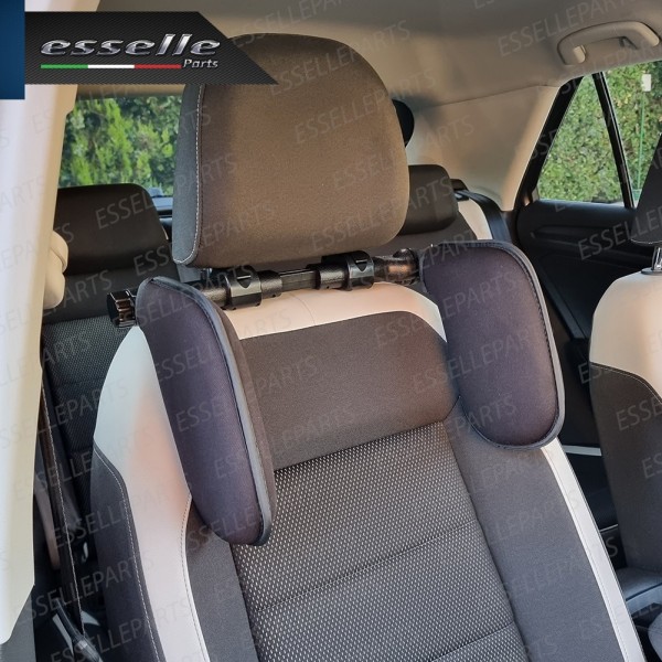 Poggiatesta da Viaggo Memory Foam in Tessuto Regolabile per bambini e adulti