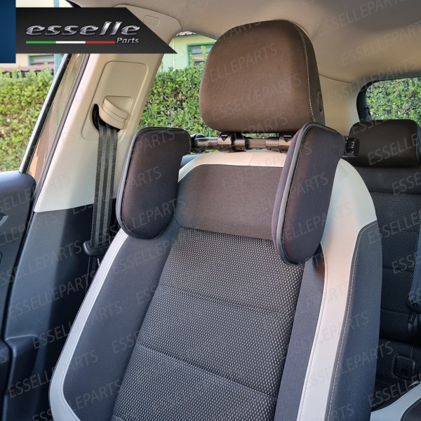 Poggiatesta da Viaggo Memory Foam in Tessuto Regolabile per bambini e adulti