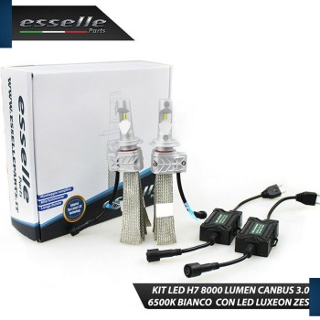 Kit Full LED H7 8000 Lumen 6000K bianco Abbaglianti HYUNDAI KONA