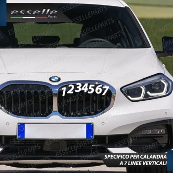 SET COVER PER CALANDRA BMW SERIE 1 F40 IN STILE BMW M SPORT IN ABS