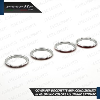 Inserti Bocchette Aria Condizionata per Audi Q2 Argento