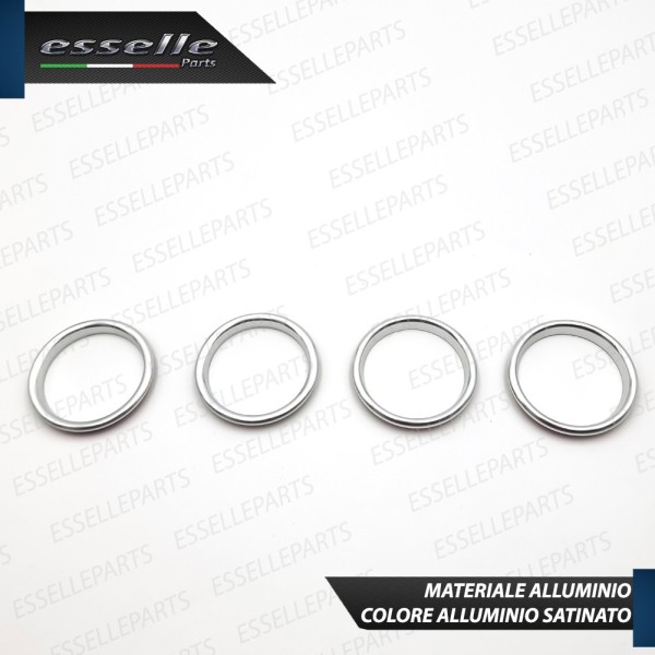 Inserti Bocchette Aria Condizionata per Audi Q2 Argento