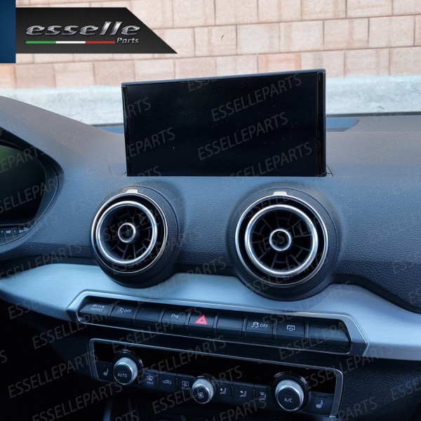 Inserti Bocchette Aria Condizionata per Audi Q2 Argento