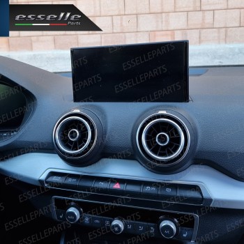 Inserti Bocchette Aria Condizionata per Audi Q2 Argento