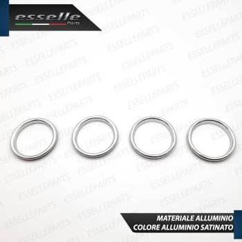 Inserti Bocchette Aria Condizionata per Audi A3 8V Argento