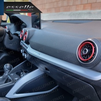 Inserti Bocchette Aria Condizionata per Audi A3 8V Rosso