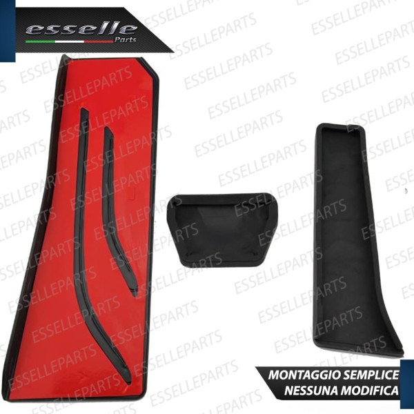 Set Copripedali Pedaliera per Cambio Automatico BMW Serie 7 E65 E66 Dal 03-2005