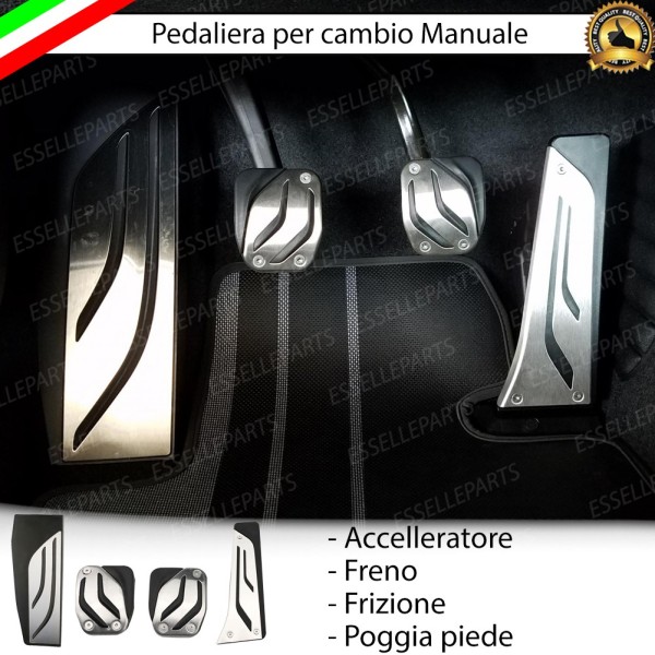 Set Copripedali Pedaliera per Cambio Manuale BMW Serie 3 E90 E91 Dal 09-2008