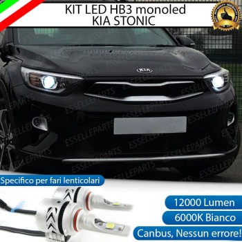 Kit Mono led coppia HB3 12000 LUMEN Anabbaglianti + Abbaglianti 12000 Lumen KIA STONIC