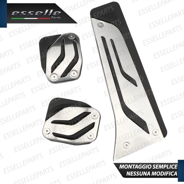 Set Copripedali Pedaliera per Cambio Manuale BMW Serie 5 E60 E61 Dal 04-2007