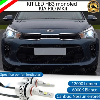 Kit Mono led coppia HB3 12000 Lumen 6000K KIA RIO 4
