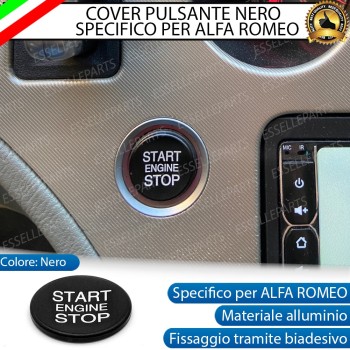 Cover - NERO - Pulsante Accensione per Alfa Romeo Brera