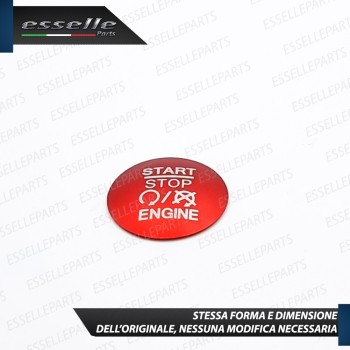 Cover - ROSSO - Pulsante Accensione per JEEP RENEGADE Cover - ROSSO - Pulsante Accensione per JEEP RENEGADE