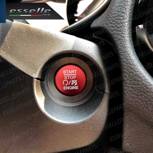 Cover - ROSSO - Pulsante Accensione per JEEP RENEGADE