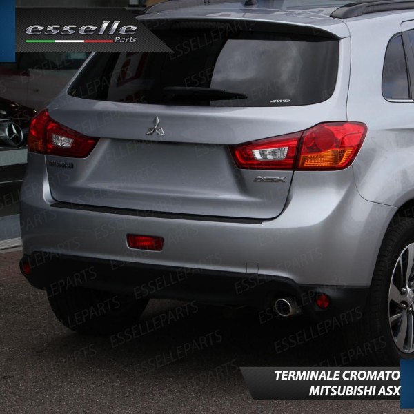 Terminale di scarico cromato MARMITTA FINALINO CROMATO INOX MITSUBISHI ASX