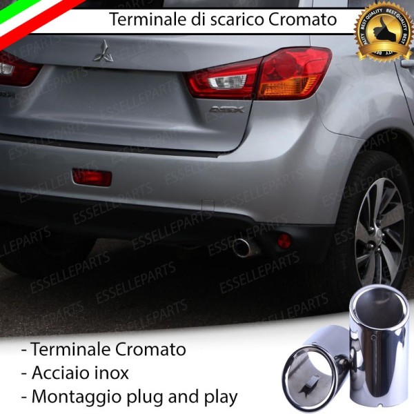 Terminale di scarico cromato MARMITTA FINALINO CROMATO INOX MITSUBISHI ASX