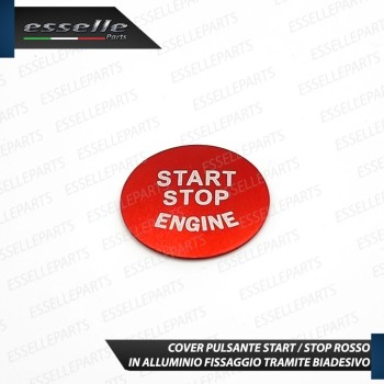 Cover pulsante accensione rossa per BMW SERIE 7 E38