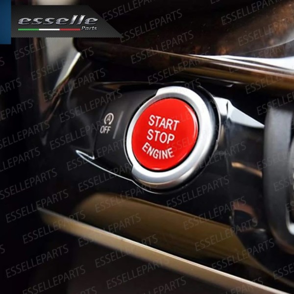 Copertura pulsante accensione rossa per BMW SERIE 7 E65 E66