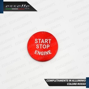 Cover pulsante accensione rossa per BMW X1 F48 in Alluminio