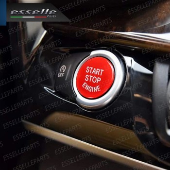 Cover pulsante accensione rossa per BMW X6 F16 in Alluminio
