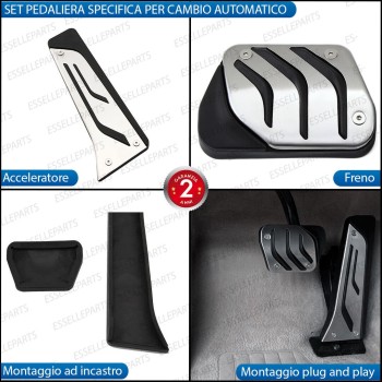 Set Copripedali Pedaliera per Cambio Automatico BMW Z4 E89