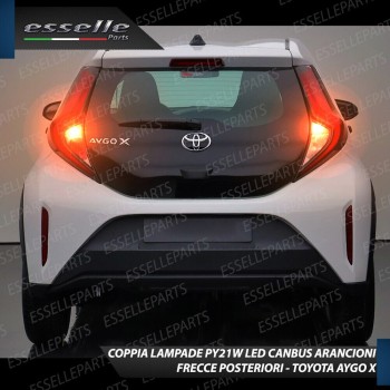 Conversione Frecce Anteriori e Posteriori Canbus per TOYOTA AYGO X