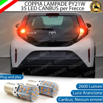 Coppia Frecce Posteriori PY21W 35 LED Canbus TOYOTA AYGO X