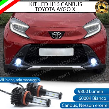 Kit Full Led 6000k H16 canbus TOYOTA AYGO X Fendinebbia No Error