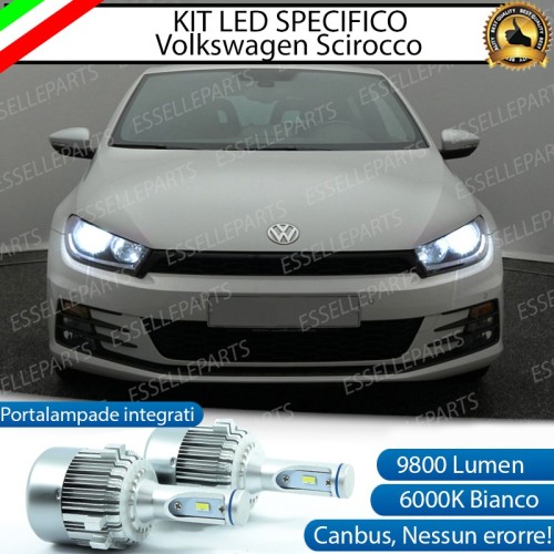 Kit Full LED H7 9800 LUMEN Anabbaglianti VW SCIROCCO