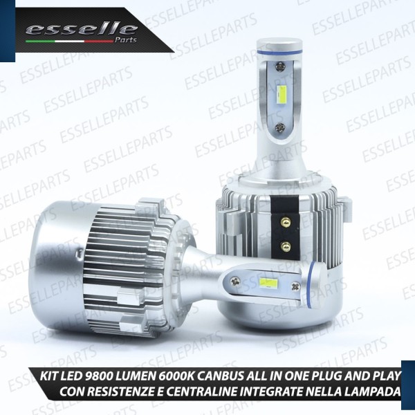 Kit Full LED H7 9800 Lumen 6000K bianco Anabbaglianti VW T-ROC pre-restyling