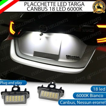 Placchette Luci targa 18 LED Canbus TOYOTA YARIS CROSS