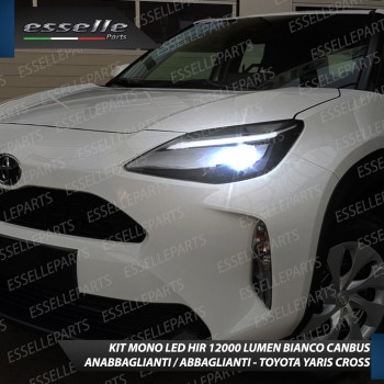 Kit Mono led HIR/HIR2 12000 lumen Anabbaglianti + Abbaglianti TOYOTA YARIS CROSS