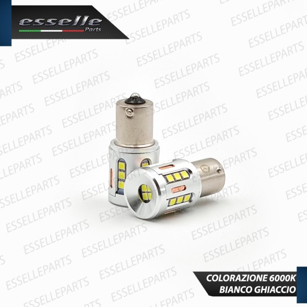 Coppia Luci Diurne DRL P21W 22 LED 6000K Bianco Canbus per Jeep Renegade Dal 2019