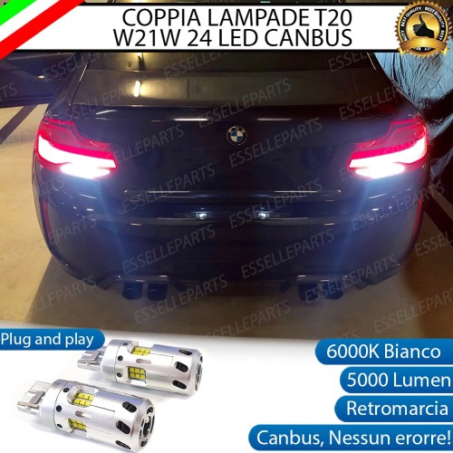 Coppia Lampade Retromarcia LED CANBUS 3.0 T20 W21W BMW Serie 2 F22 Dal 2017 in poi
